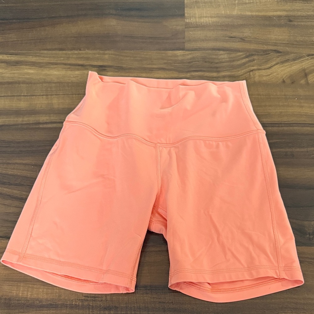 Lululemon Athletica Coral Bike Shorts